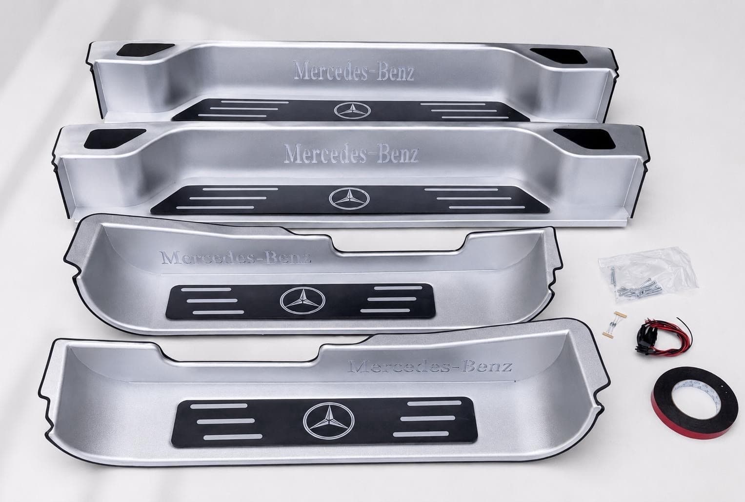 Mercedes Vito / V-Class W447 LED Illuminated Door Sill Plates — photo 1